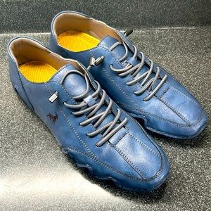 Moving Steps barefoot shoes - men’s Jasper shoes in the color blue